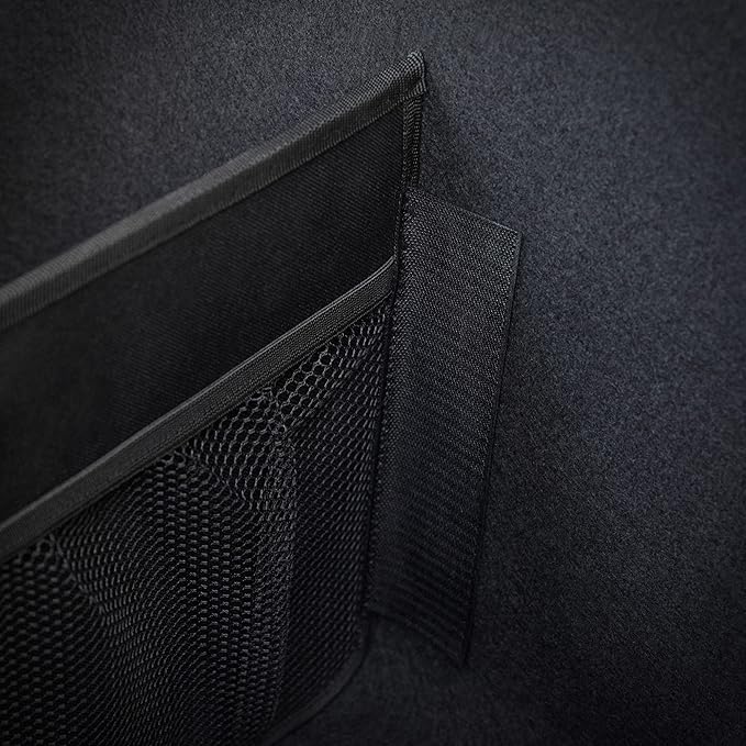 KMMOTORS Sub Trunk Divider of under-floor Compatible for Model Y, Model 3 (2017-2023) – Hidden Trunk Organizer – Dividers with Mesh Pockets for Storage Separation (Set of 2)