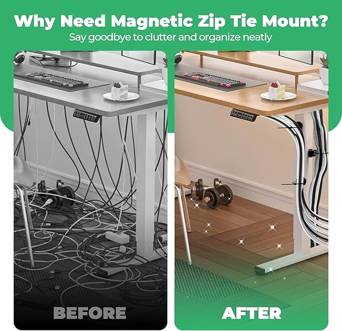 Magnetic Zip Tie Mount, 25LBS Strong Magnetic Wire Holder, Multipurpose Magnet Zip Tie Mount, Waterproof Magnet Cable Tie Holders for Home Office Marine Automotive Electrical Wiring Management