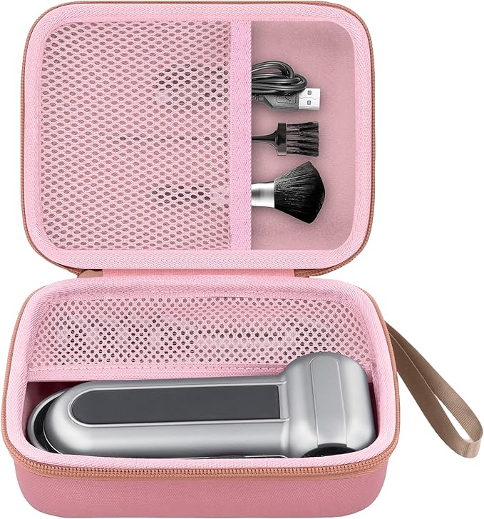 khanka Hard Storage Case for WOLFBOX MF200/MF100/MF50 Electric Air Duster,Case only (Pink, for Wolfbox MF100 MF50)