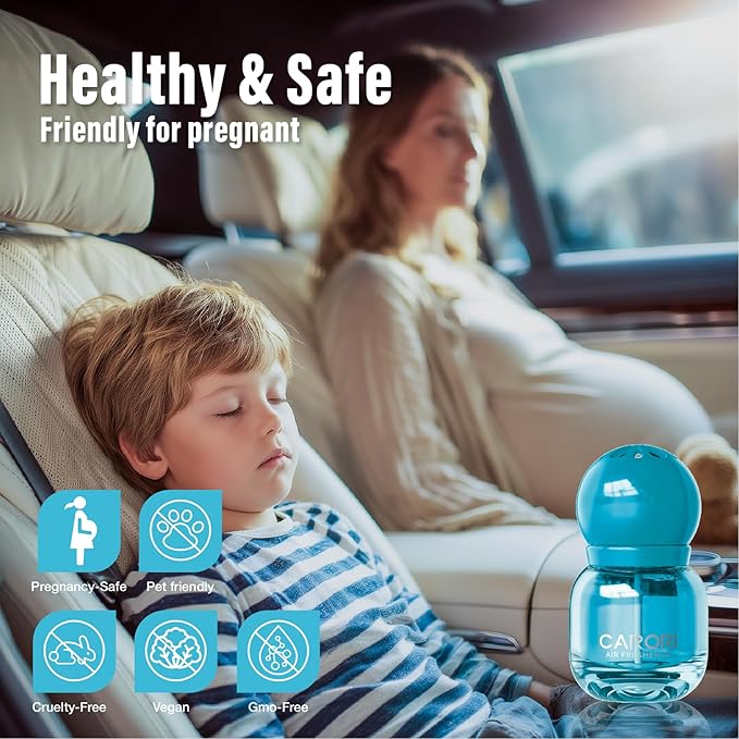 Carori Cute Car Air Freshener 2 Pack, Lightbulb-Shaped Car Fresheners, Automotive Vent Clip, Long Lasting Scent, Essential Oils, Cute Car Accessories for Women, Fresh Scent