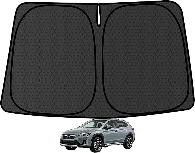 Crosstrek Customized Windshield Sun Shade for 2018 2019 2020 2021 2022 2023 2024 2025 2026 Crosstrek Front Window Sunshade Visor Protector Foldable Blocks UV Rays Keep Car Cooler Accessories