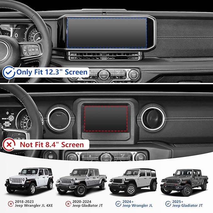 sukemichi Magnetic Phone Mount for 2024 Jeep Wrangler - Adjustable Smartphone Bracket Cell Phone Automobile (Magsafe Phone Mount)