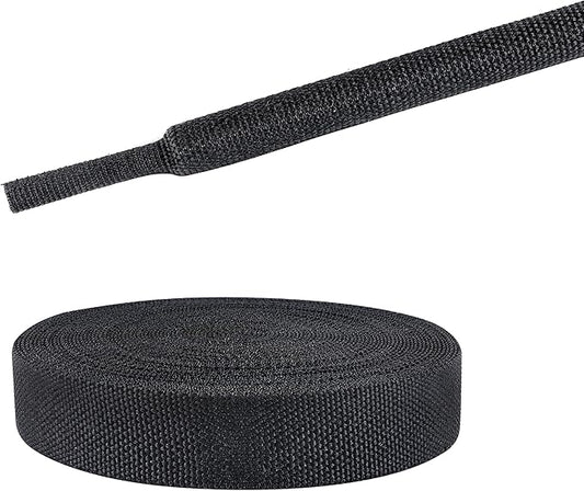 2 to 1 Ratio 1/2" - 18 feet Heat Shrink Fabric Braided Cable Sleeves Cord Management Protection for Automotive Cable/Wire/Irregular Shape Hose