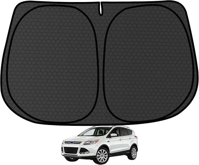 EcoSport BK Customized Windshield Sun Shade for 2014-2022 EcoSport BK Front Window Sunshade Visor Protector Foldable Blocks UV Rays Keep Car Cooler Accessories