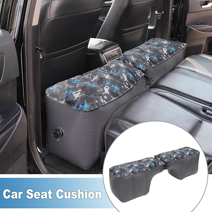 Car Mattress Sleeping Mat Comfortable Rear Seat Air Bed Gap Pad for Napping Travel