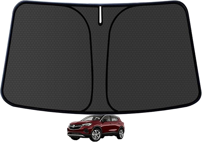 Encore GX Customized Windshield Sun Shade for 2020 2021 2022 2023 2024 2025 2026 Enclave GX Front Window Sunshade Visor Protector Foldable Blocks UV Rays Keep Car Cooler Accessories