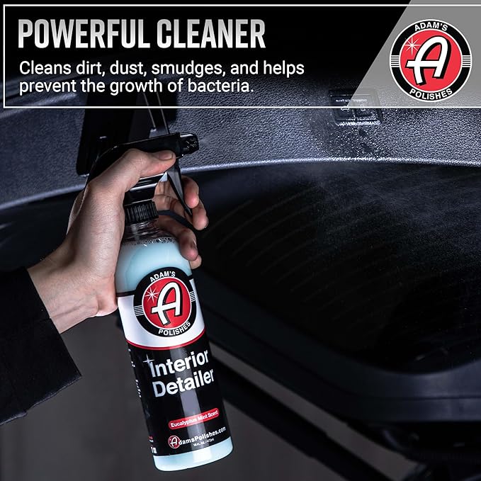 Adam's Interior Detailer (Gallon) - Total Car Interior Cleaner, Protectant & Dressing | All Purpose Cleaner & Leather Conditioner | Vinyl, Dashboard, Screen, Seat Cleaner & More