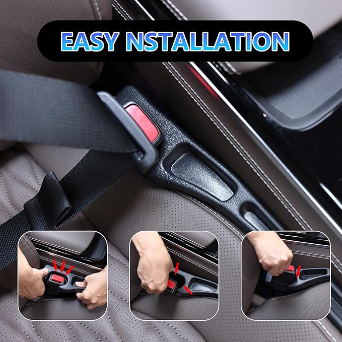 【Compatible with Hyundai Tucson】 Seat Gap Filler,No Drop Seat Guard Compatible with Hyundai Tucson,Drop Seat Guards for Cars(2Pcs),Emergency Keychain Car Escape Tool(2Pcs)