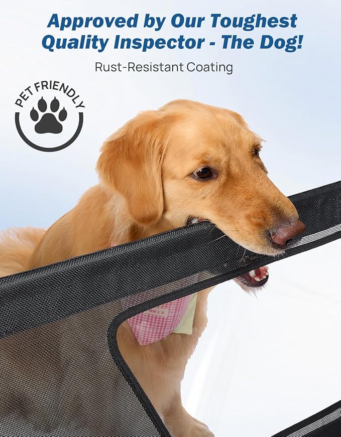 JOYTUTUS 56" Wide Dog Car Barrier with Visual Window, Car Barrier for SUV Escape-Proof, Net for Behind Front Seats, Vehicle Gate for Dog Safety and Travel, Ideal for Sedans SUVs Trucks