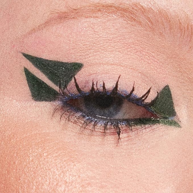 3INA The Color Pen Eyeliner 759 - Ultra Fine Tip 14H Olive Green Longwear Liquid Liner - Vibrant Colors, Matte, Smudgeproof, Flake Proof Makeup - Cruelty Free, Paraben Free, Vegan Cosmetics - Green