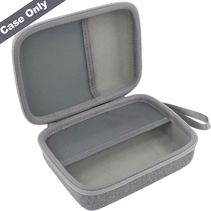 khanka Case for WOLFBOX MF100 /MF50/MF60 /MF70 Electric Air Duster,Hard Storage Bag Compatible with Wolfbox MF100 MF50 Compressed Air Duster and Accessories,Case Only（Gray）
