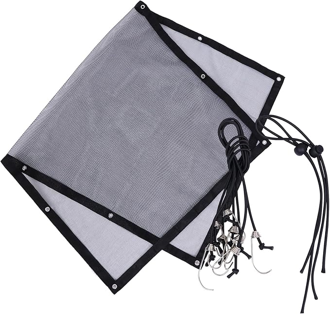 BESPORTBLE 2 Sets Car Dog Barrier Net Pet Safety Fence Mesh Practical Rear Seat Divider for Suvs Trucks Easy Install Protective Separation Fence for Pets