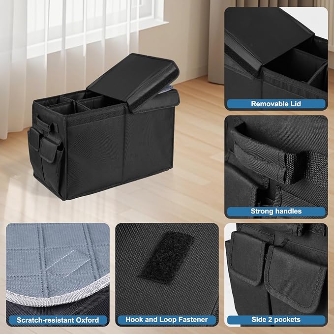 Dog Seat Extender for Dogs with Washable Pee Pads,Back Seat Extender for Dogs up to 120LBS,Large Dog Extender with Storage Car Organizer Gap Filler for Front or Back Seat