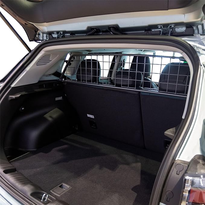 TRAVALL Compatible with Jeep Compass (2020+) Dog Car Barrier Guard Custom Fit Accessory Heavy Duty Steel Mesh Trunk Divider Safety Travel Premium Luggage Cargo Barrier Backseat Protection