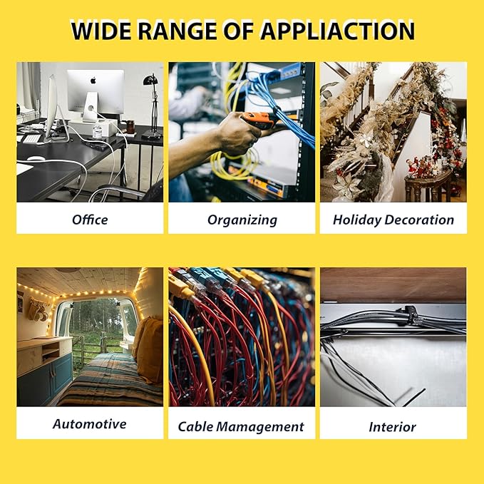 Magnetic Zip Tie Mounts 22mm Compact Cable Holder - Multipurpose Magnetic Wire Management Bases with 30 Reusable Zip Ties, 15 Magnets for Cord Organizer(Damage-Free)