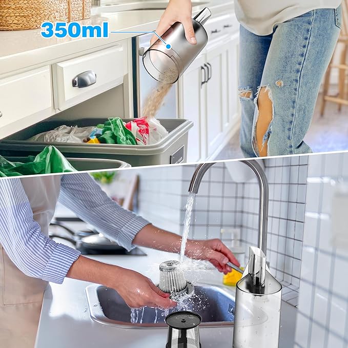 Car Vacuum Cordless, 35000PA Strong Suction Handheld Vacuum with 2 Detachable Batteries, 60Min Runtime Portable Vacuum Cleaner for Car Detailing, Pet Hair, Home Couch & Office, 350ML XL Dust Cup