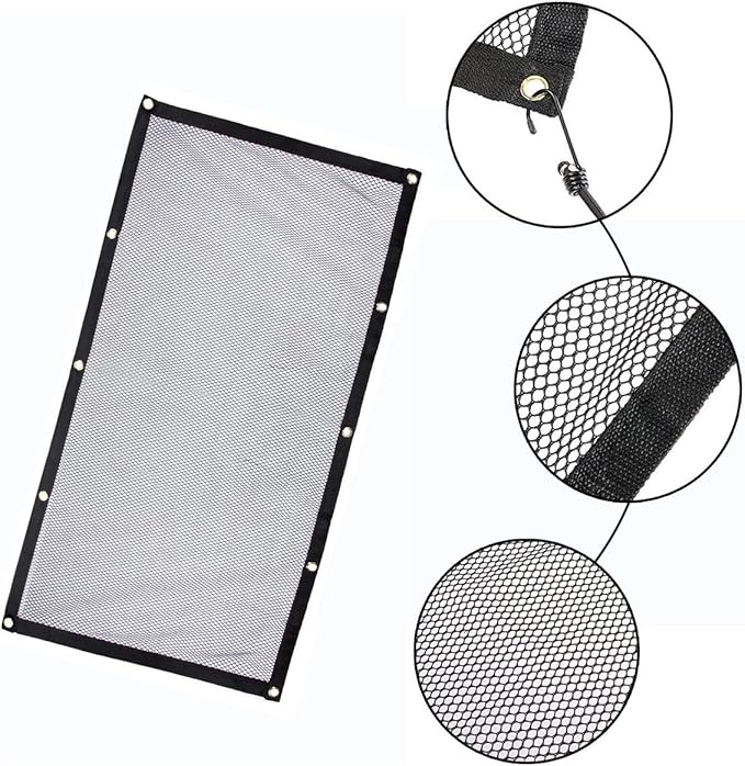 VALINK Durable Car Pet Barrier Safety Net,Universal Pet Dog Net Car Safety Dog Barrier Mesh Protector,Pet Car Net Safety Barrier,Dog Car Safety Guard Barrier Protector Net
