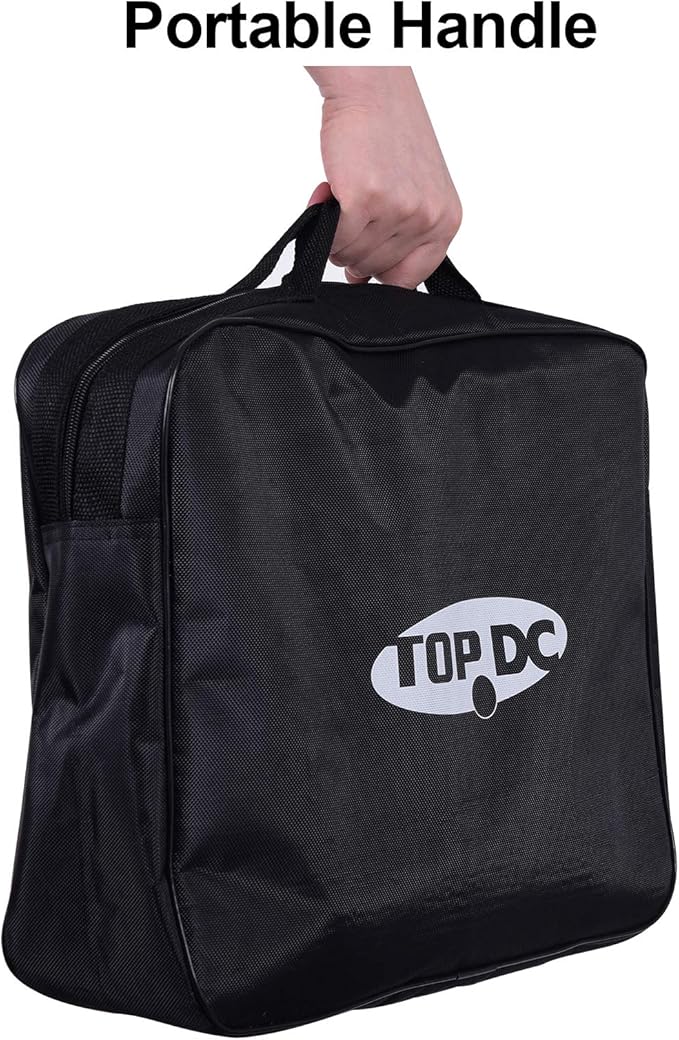 TOPDC 15.7"x12.6" Tools Cable Bag, Jumper Cable Bag, Storage & Organizer for Cables, Cords, and Hoses Including EV Charging Cables for Electric Vehicles