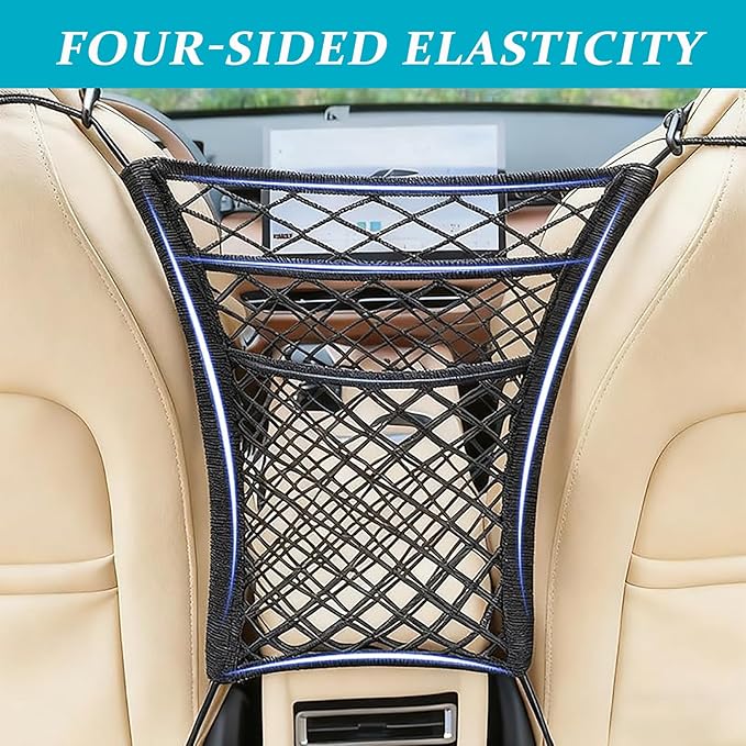 Car Pet Barrier Mesh for Back Seat for Subaru Crosstrek Limited 2019–2025, Heavy-Duty Dog Safety Net Scratch-Resistant Divider for Cars,Breathable & Secure Travel Guard,B