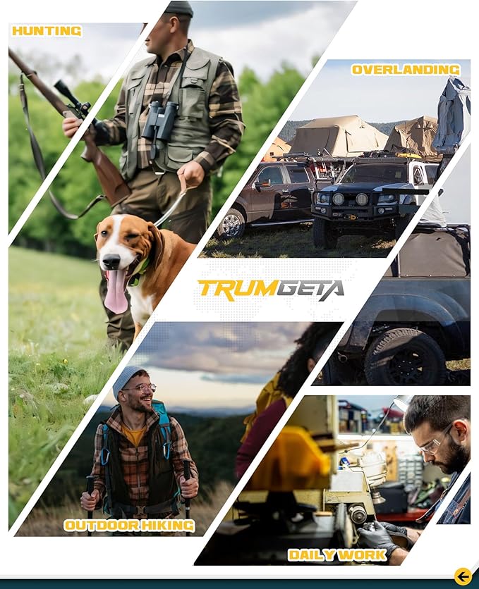 Trumgeta 7"x13" Universal Sun Visor Organizer Rigid MOLLE Panel for Vehicle Car SUV Trucks Tactical Gears Interior Accessories