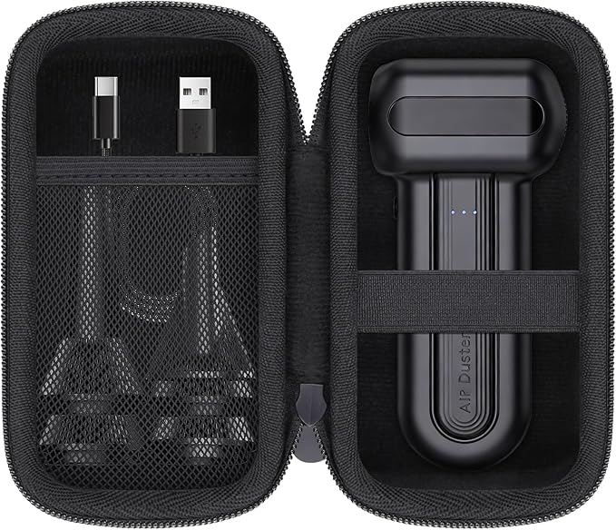 khanka Case for WOLFBOX MF50 MF60 MF70 Electric Air Duster,Hard Storage Case Compatible with Wolfbox MF50 MF60 MF70 Air Compressor and Accessories,Case Only（Black）