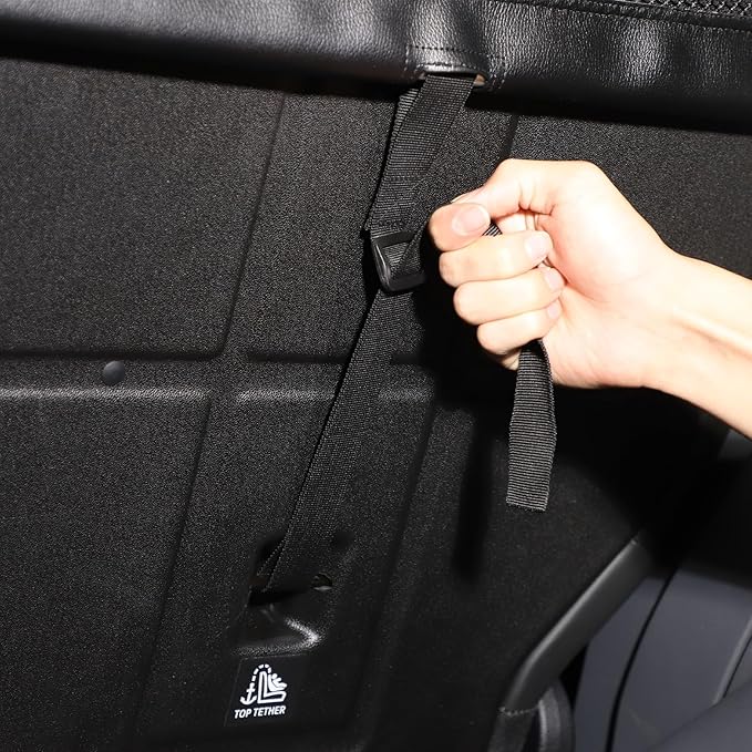 Trunk Cargo Barrier Compatible with Ineos Grenadier 2020-2024, Adjustable Elastic Luggage Net, Travel Car Dog Barrier Net Partition Door Restraint Fence, Guard Blocks Access to Car Front Seats