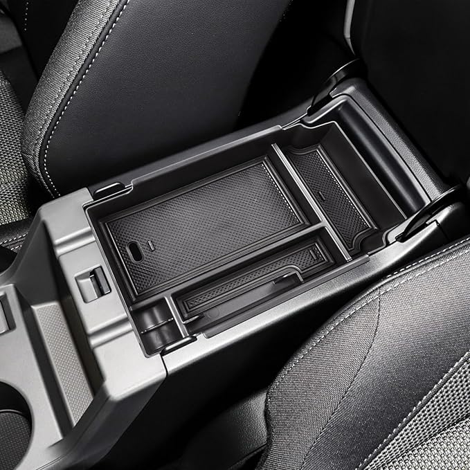 EDBETOS Center Console Organizer Compatible with 2024 2025 2026 Subaru Crosstrek and Subaru Impreza Accessories ABS Plastic Material Armrest Box Insert Tray Secondary Storage Pallet Accessories, Black