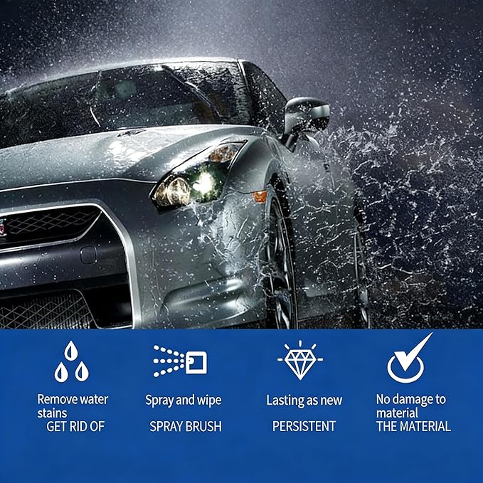Automotive Oil Film Cleaning Brush,Reusable Car Clear Vision Glass Cleaner for Car Windows,Upgraded Anti-Rain Fog Windshield Glass Oil Film Remover,Glass Cleaning Board Improves Visibility,2PCS