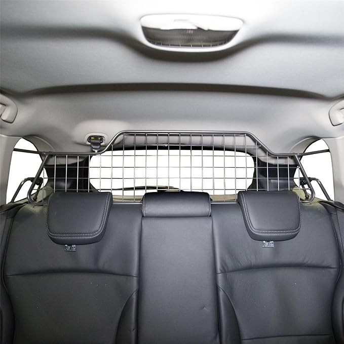 TRAVALL Compatible with Subaru Outback (2014-2020) Dog Car Barrier Guard Custom Fit Heavy Duty Steel Mesh Trunk Divider Safety Travel Premium Luggage Cargo Barrier Backseat Protection