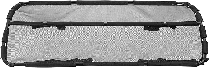 VEVOR Dog Car Barrier, 56" Wide Car Divider for Front Seats Installation, Vehicle Pet Barrier with See Through Net Mesh, Universal-Fit Dog Car Barrier for Full-Size Sedans, Trucks, and SUVs, Black