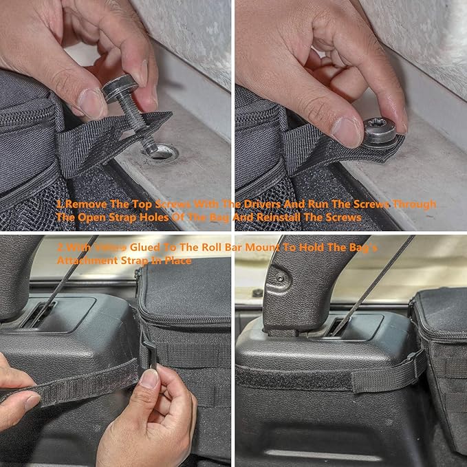 YOCTM Wheel Well Storage Bin, Rear Trunk Organizer, Cargo Storage Tray compatible with 2018-2024 Jeep Wrangler JL JLU 4-Door, Interior Storage Expansion Accessories, Right Left Side, Black