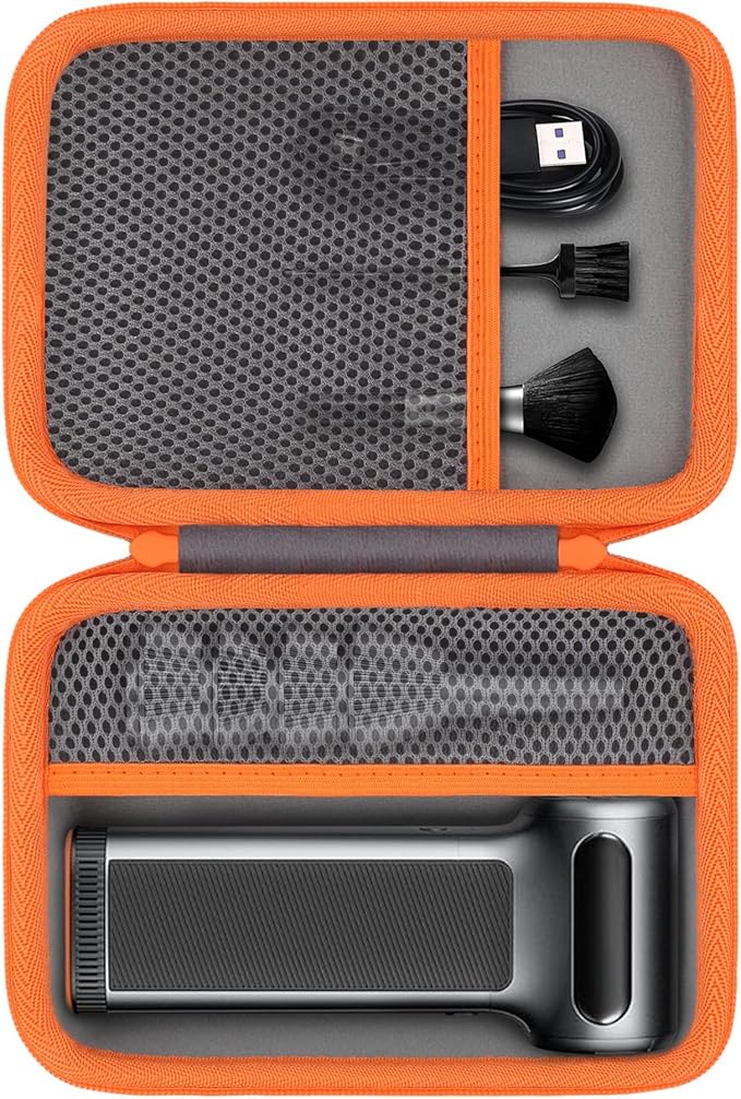 khanka Hard Storage Case for WOLFBOX MF200 Electric Air Duster, Compatible with Wolfbox MF200 Air Compressor and Accessories, Case Only
