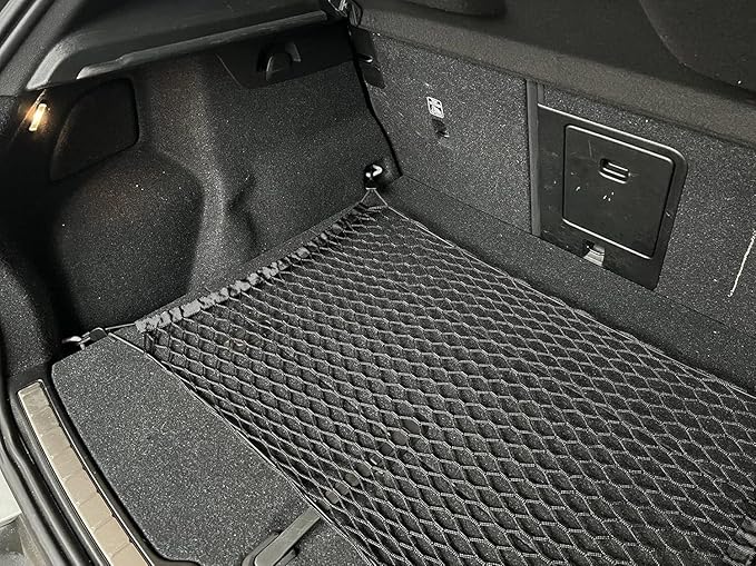 Trunk Organizer Cargo Nets for Volvo XC40 2019-2026 – Envelope + Floor Style Cargo Nets for SUV – Premium Mesh Car Trunk Organizer Vehicle Carrier Storage – Compatible with XC40