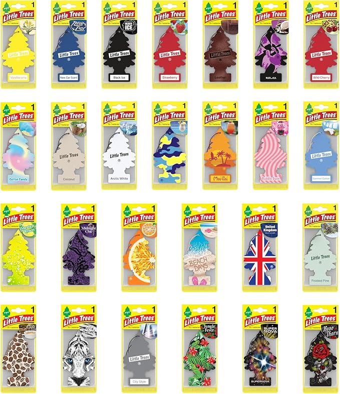 Little Trees MTR0046 Air Freshener | Hanging Paper Tree for Home or Car | Cotton Candy