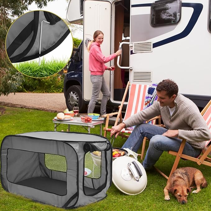 Dog Car Net Barrier Pet Barrier with Hooks Foldable Stretchable Storage Bag Universal for Cars, SUVs -Easy Install, Car Divider for Driving Safely with Children & Pets