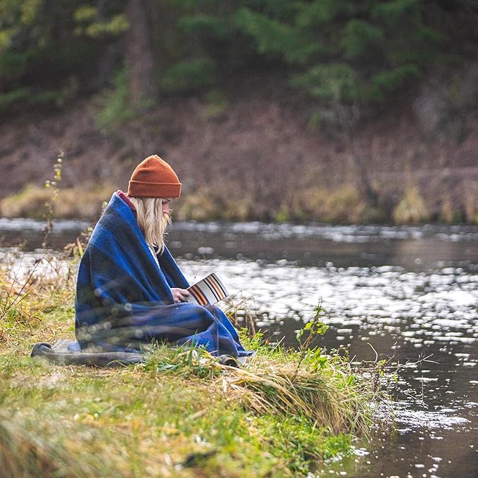 Arcturus Military Wool Blanket - Warm, Thick, Washable - Great for Outdoors, Camping, Stadium Blanket, Picnics, Travel - Car & Bushcraft Survival Kits