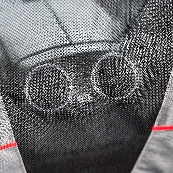 KONG Dog Car Barrier - Protective Mesh Net Car Seat Divider for Pets with Adjustable Straps