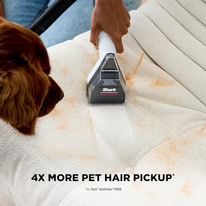 Shark EveryMess™ | Ultra-Powerful 3-in-1 Wet Vac, Dry Vac, & Stain Eliminator | StainForce Technology, Perfect for Homes, Pets, and Cars | 3 Accessories and Cleaning Solution | Blue | VX102BRN