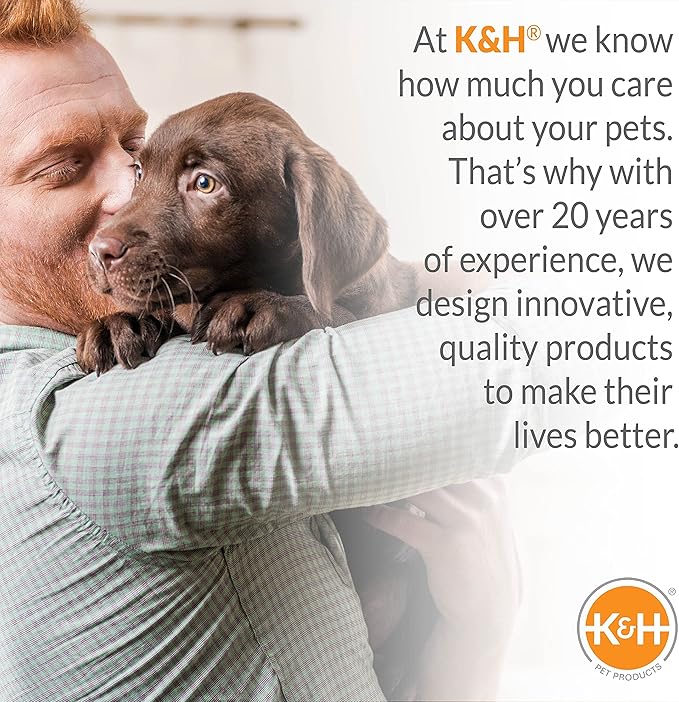 K&H Pet Products Dog Car Net, Pet Travel Safety Barrier, Auto Safety Organizer with Pocket & Mesh Vent Cover for Cars and SUV's, Car Divider for Safer Driving, Universal Bungee Cord Fit - 23 X 24in
