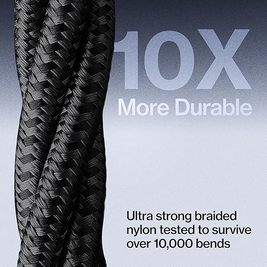 Statik MagStack USB to USB C Cable, A to Type C Charger Fast Charging Phone Charger Cord, On The Go Magnetic Charging Cable for Car, Compatible with iPhone 16 Pro Max, 15, Galaxy S24, 27W 3FT/1M